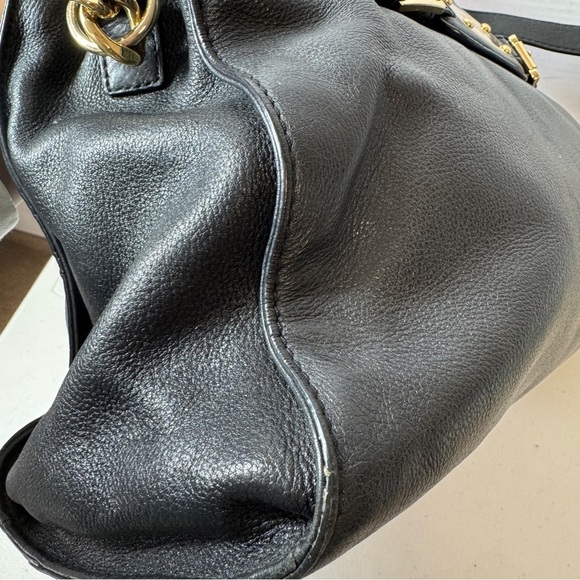 Michael Kors Black Hamilton Crossbody Hobo Bag - Picture 15 of 16